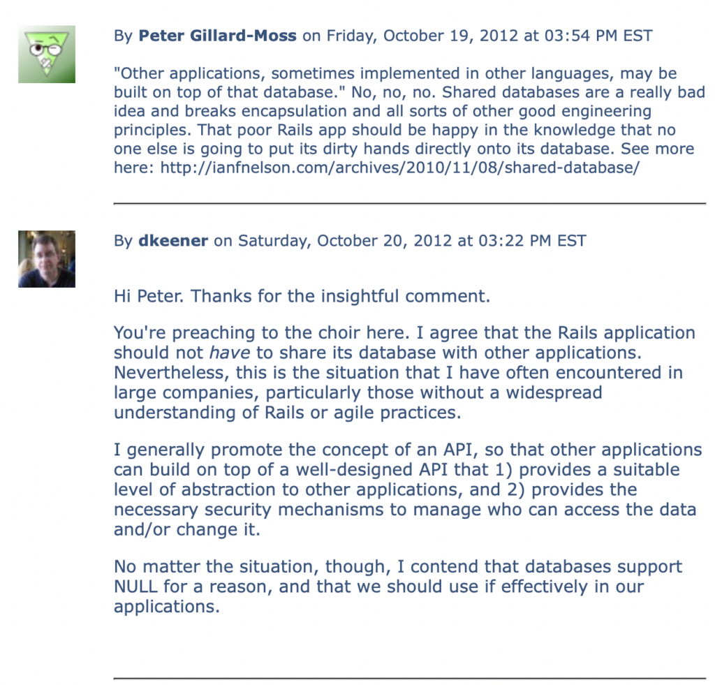 Third Batch of comments...